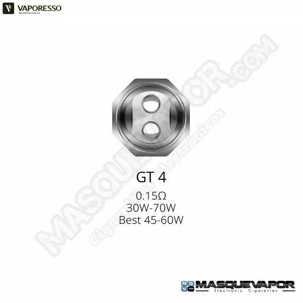 VAPORESSO GT4 CORE 0.15OHM NRG TANK COIL