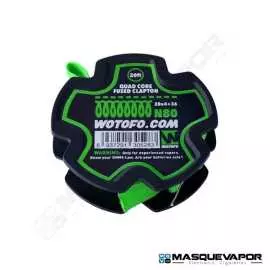 QUAD CORE FUSED CLAPTON WIRE Ni80 28Gx4+36 WOTOFO VAPE