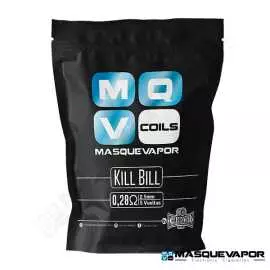 MQV KILL BILL SINGLE COIL 0.28OHM FULL NI80 CHARROCOILS VAPE