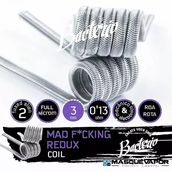 MAD F*CKING REDUX 0,13OHM BACTERIO COILS