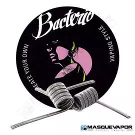 SILK COIL MTL BACTERIO 0.84OHM 2MM KA1/N80 BACTERIO COILS VAPE