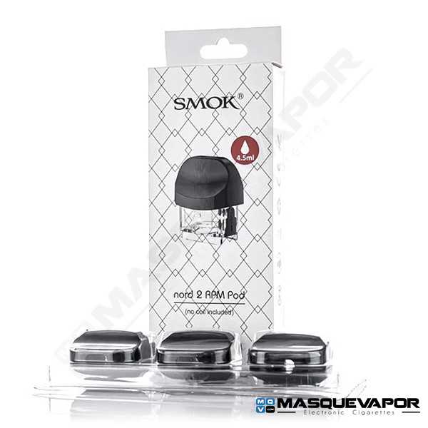 3 X CARTRIDGE REPLACEMENT NORD 2 SMOK 4.5ML