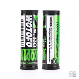 QUINT CORE FUSED CLAPTON NI80 3MM 0.33OHM PACK 5 COILS WOTOFO