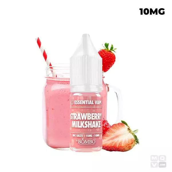STRAWBERRY MILKSHAKE ESSENTIAL VAPE BOMBO SALT 10ML