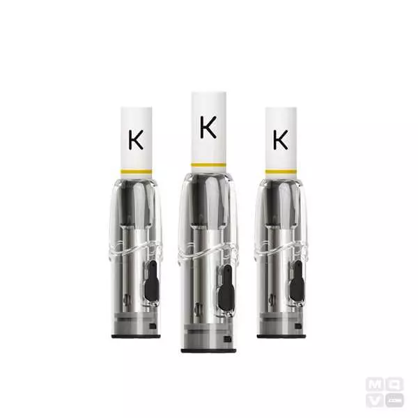 CARTUCHO KIWI POD TRANSPARENTE KIWI VAPOR 3 PACK