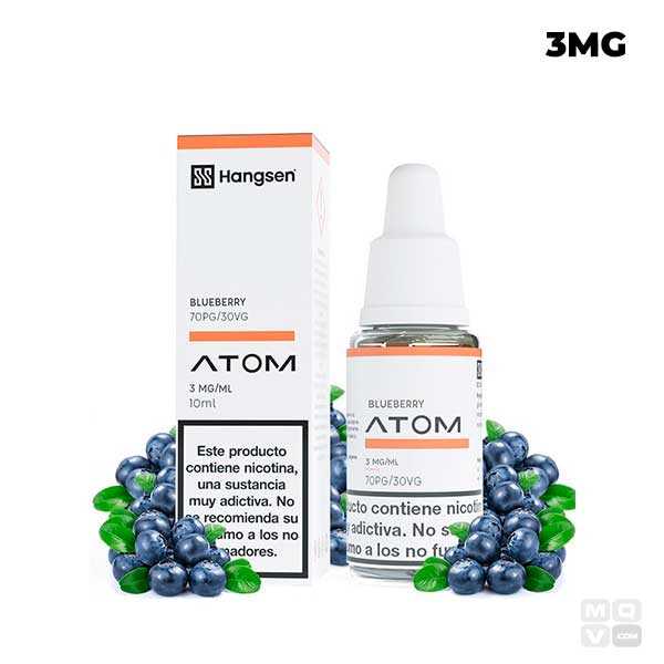 ELIQUID HANGSEN ATOM BLUEBERRY 10ML
