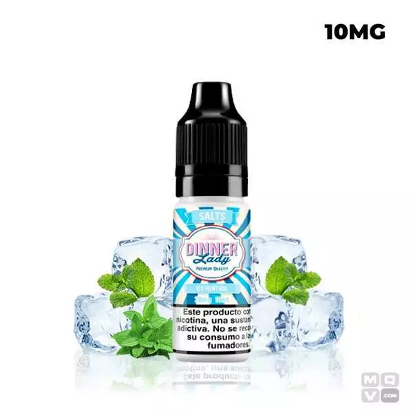 NICOTINE SALTS DINNER LADY ICE MENTHOL 10ML VAPE