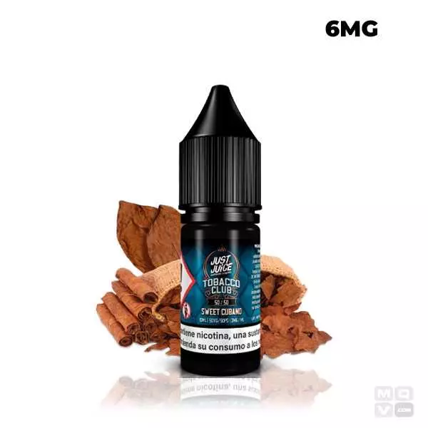 E LIQUID SWEET CUBANO TOBACCO CLUB JUST JUICE 10ML