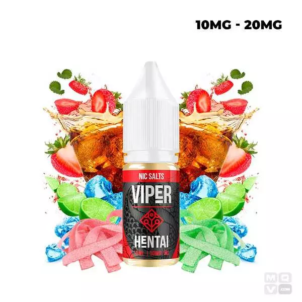 NICOTINE SALT HENTAI VIPER 10ML VAPE