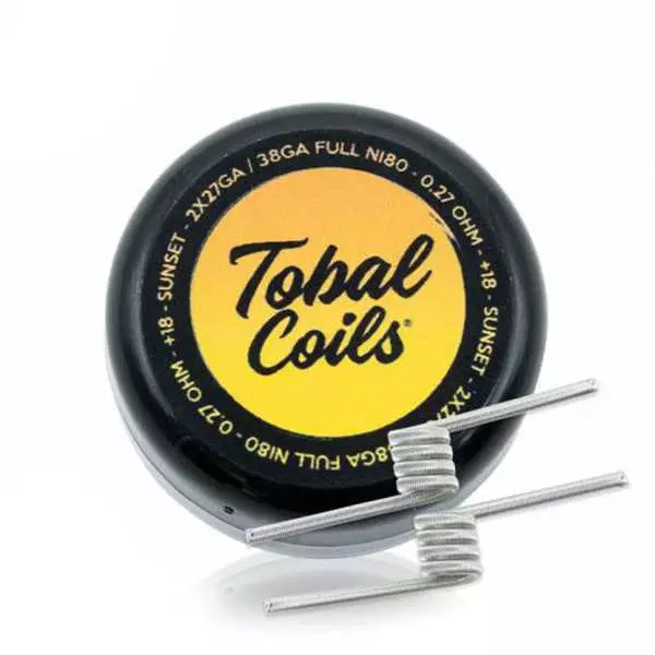 HANDMADE COIL TOBAL COILS SUNSET 0.27 OHM VAPE