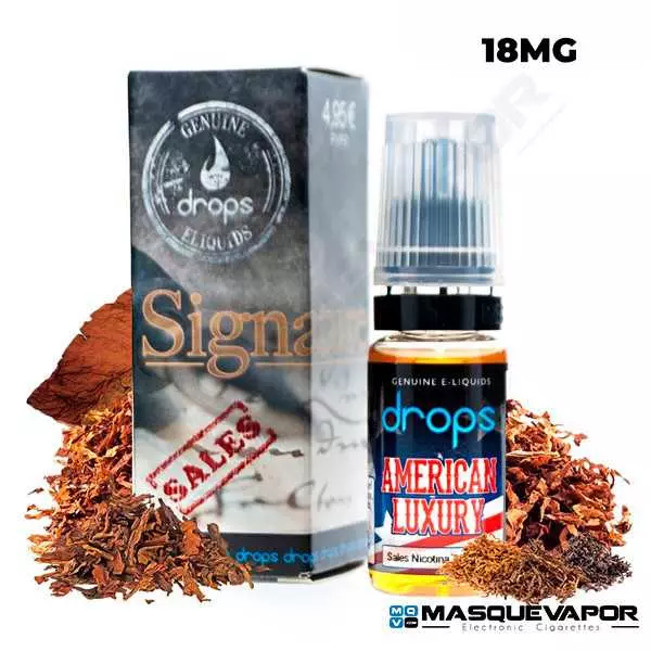 AMERICAN LUXURY DROPS SALT ELIQUIDS 10ML 20MG