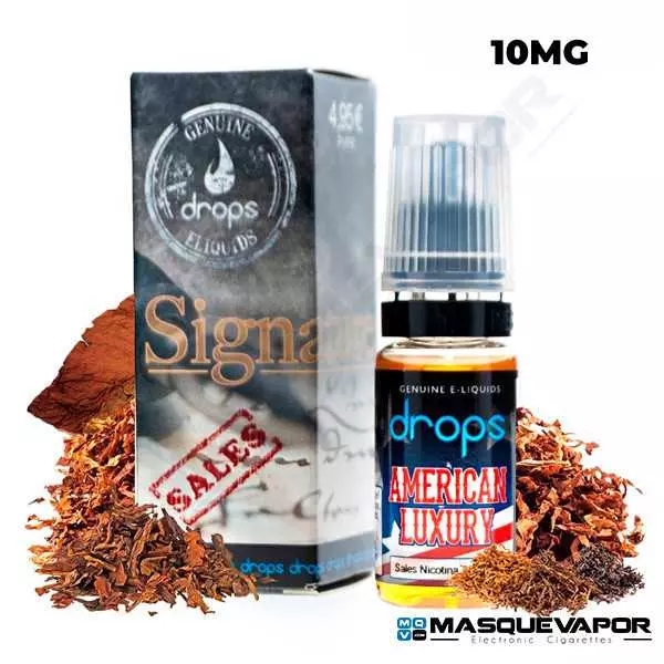 AMERICAN LUXURY DROPS SALT ELIQUIDS 10ML 20MG