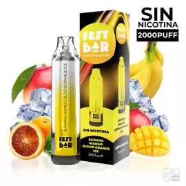 VAPER DESECHABLE FEST BAR BANANA MANGO BLOODORANGE ICE 2000PUFFS 5ML