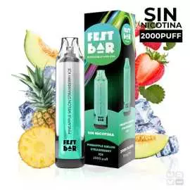 VAPER DESECHABLE FEST BAR PINEAPPLE MELON STRAWBERRY ICE 2000PUFFS 5ML