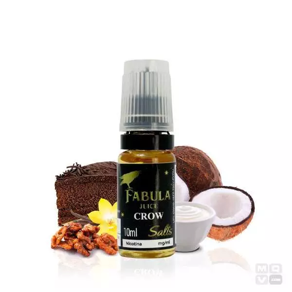 CROW FABULA SALTS BY DROPS SALT ELIQUIDS 10ML 20MG
