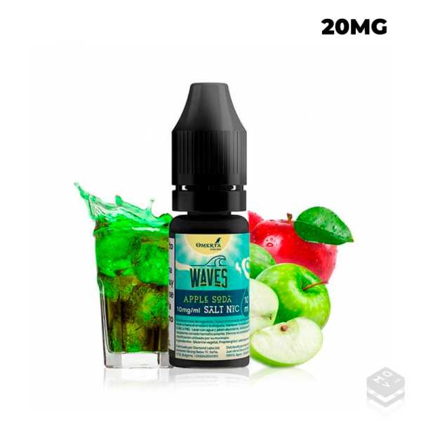 SALES DE NICOTINA WAVES APPLE SODA OMERTA 10ML