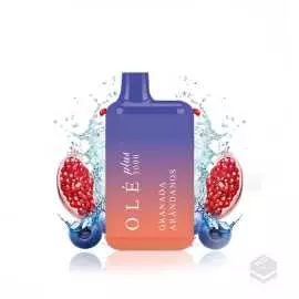 POD DESECHABLE SIN NICOTINA BUD VAPE OLE PLUS GRANADA ARÁNDANOS 13ML