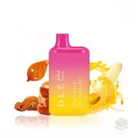 POD DESECHABLE SIN NICOTINA BUD VAPE OLE PLUS CARAMELO DE PLÁTANO 13ML
