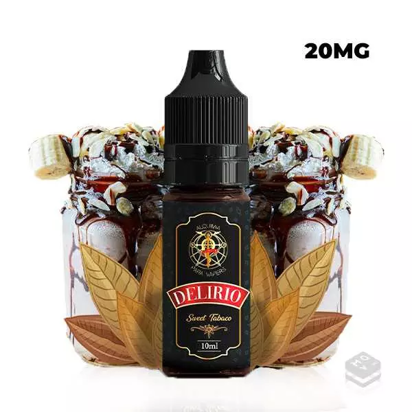 DELIRIO ALQUIMIA PARA VAPERS 10ML NICOTINE SALTS VAPE