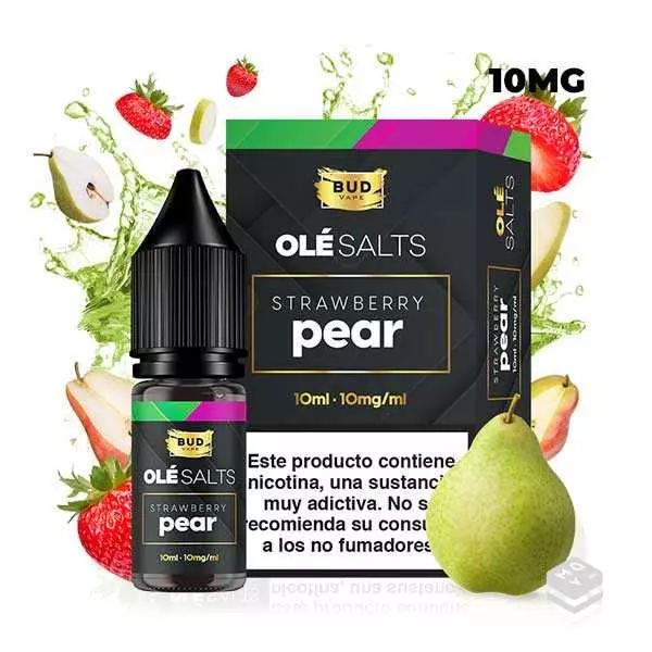 OLÉ SALTS STRAWBERRY PEAR 10ML BY BUD VAPE OLÉ
