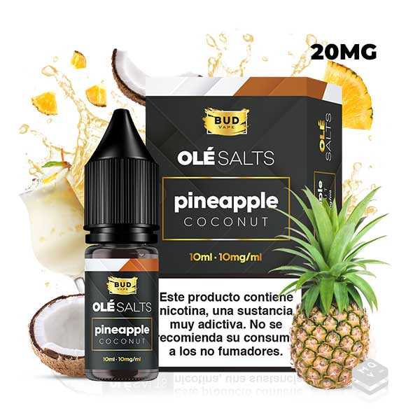 OLÉ SALTS PINEAPPLE COCONUT 10ML BY BUD VAPE OLÉ
