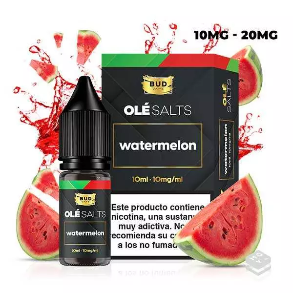 OLÉ SALTS WATERMELON 10ML BY BUD VAPE OLÉ