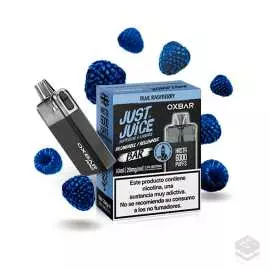 DISPOSABLE POD BLUE RASPBERRY JUST JUICE OXBAR REFILLABLE 10ML 20MG
