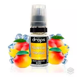 TROPICAL MANGO DROPS SALTS 10ML NICOTINE SALTS