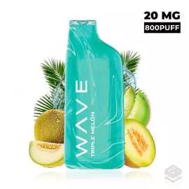 DISPOSABLE POD BUD VAPE WAVE 800 TRIPLE MELON 20MG 2ML