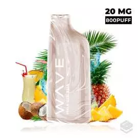 DISPOSABLE POD BUD VAPE WAVE 800 PIÑA COLADA 20MG 2ML