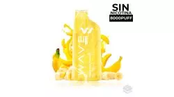 DISPOSABLE POD BUD VAPE WAVE MAX 8000 BANANA CANDY 0MG