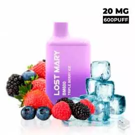 DISPOSABLE VAPE LOST MARY BM600 TRIPLE BERRY 20MG 2ML