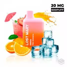 DISPOSABLE VAPE LOST MARY BM600 PINK SENORITA 20MG 2ML