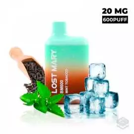 DISPOSABLE VAPE LOST MARY BM600 MINT TOBACCO 20MG 2ML
