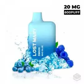 DISPOSABLE VAPE LOST MARY BM600 MAD BLUE 20MG 2ML