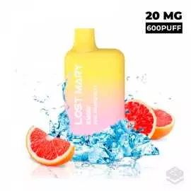 DISPOSABLE VAPE LOST MARY BM600 PINK GRAPEFRUIT 20MG 2ML