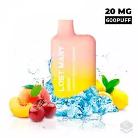 DISPOSABLE VAPE LOST MARY BM600 CHERRY PEACH LEMONADE 20MG 2ML