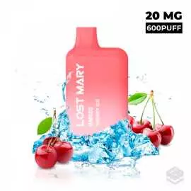 DISPOSABLE VAPE LOST MARY BM600 CHERRY ICE 20MG 2ML