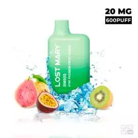 DISPOSABLE VAPE LOST MARY BM600 KIWI PASSIONFRUIT GUAVA 20MG 2ML