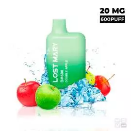 DISPOSABLE VAPE LOST MARY BM600 DOUBLE APPLE 20MG 2ML