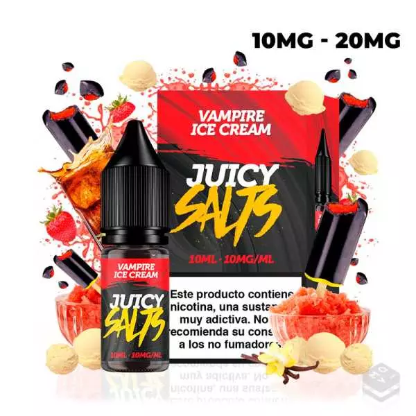 VAMPIRE ICE CREAM 10ML JUICY SALTS