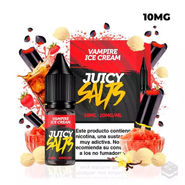 VAMPIRE ICE CREAM 10ML JUICY SALTS