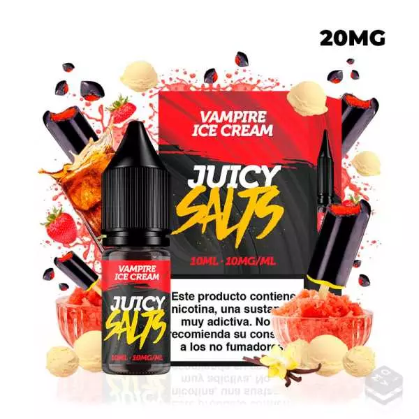 VAMPIRE ICE CREAM 10ML JUICY SALTS