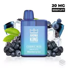 VAPER DESECHABLE AROMA KING COSMIC MAX BOX BLUEBERRY ICE 20MG 2ML