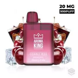VAPER DESECHABLE AROMA KING COSMIC MAX BOX CHERRY COLA 20MG 2ML