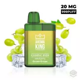 DISPOSABLE POD MAX BOX GREEN GRAPE 20MG AROMA KING 2ML