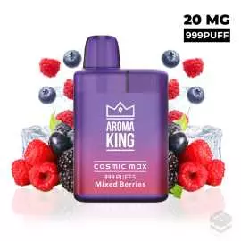 VAPER DESECHABLE AROMA KING COSMIC MAX BOX MIXED BERRIES 20MG 2ML