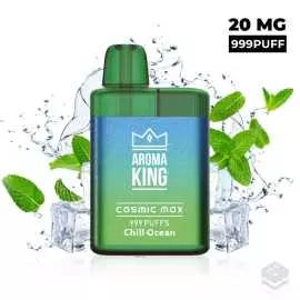 VAPER DESECHABLE AROMA KING COSMIC MAX BOX CHILL OCEAN 20MG 2ML