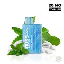 VAPER DESECHABLE MUSS MARMOL 700 MINT BUBBLEGUM 20MG 2ML