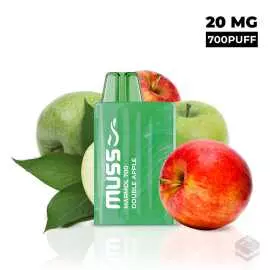 VAPER DESECHABLE MUSS MARMOL 700 DOUBLE APPLE 20MG 2ML